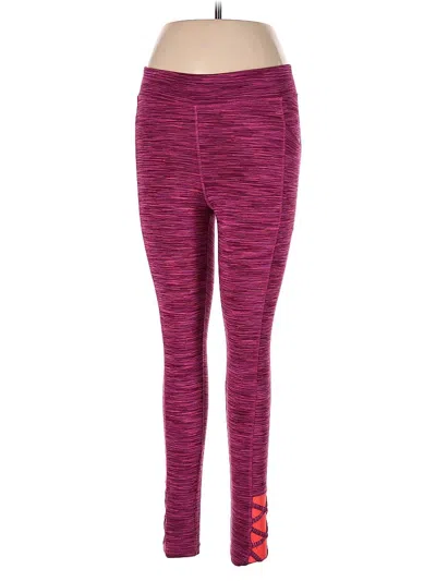 Pre-owned Lands' End Active Pants In Purple