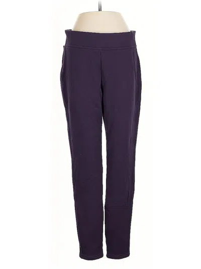 Pre-owned Lands' End Active Pants In Purple
