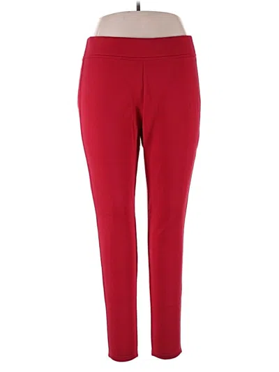 Pre-owned Lands' End Active Pants In Red
