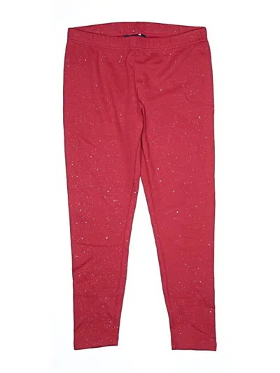 Pre-owned Lands' End Kids'  Active Pants In Red