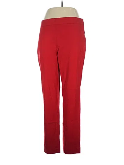 Pre-owned Lands' End Active Pants In Red