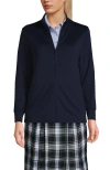 Lands' End Active Performance Full Zip Jacket In Blue