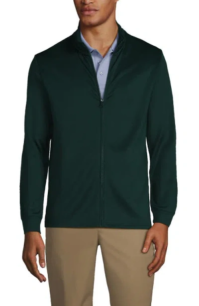 Lands' End Active Performance Full Zip Jacket In Green