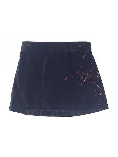 Pre-owned Lands' End Kids'  Active Skirt In Blue