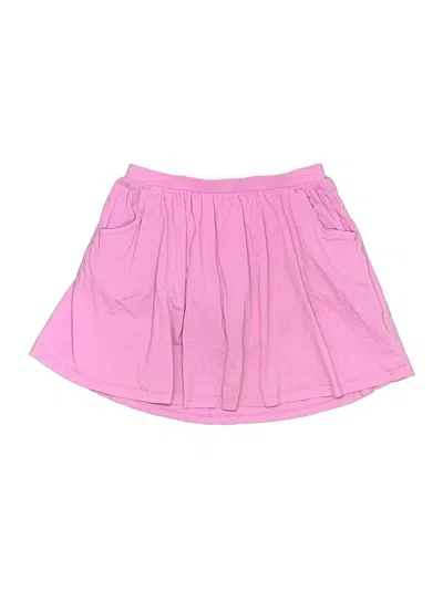 Pre-owned Lands' End Kids'  Active Skirt In Pink