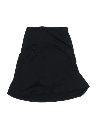 Pre-owned Lands' End Active Skort In Black