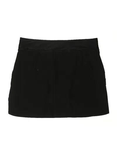 Pre-owned Lands' End Active Skort In Black