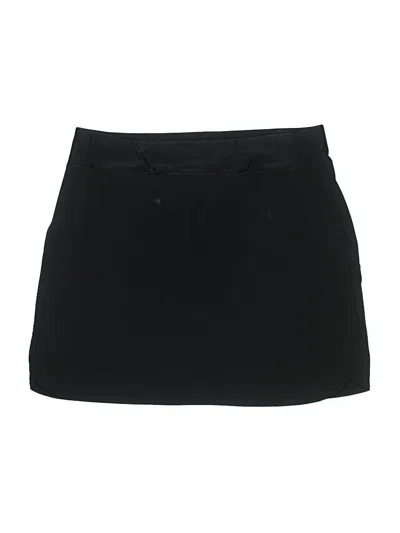 Pre-owned Lands' End Active Skort In Black