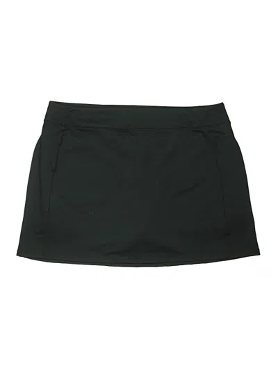 Pre-owned Lands' End Active Skort In Black