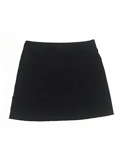 Pre-owned Lands' End Active Skort In Black