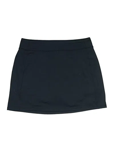 Pre-owned Lands' End Active Skort In Black