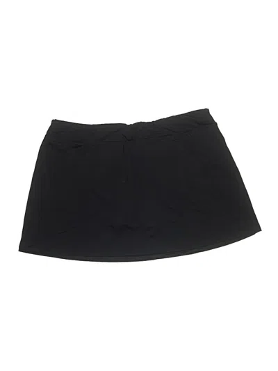Pre-owned Lands' End Active Skort In Black