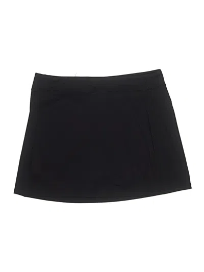 Pre-owned Lands' End Active Skort In Black