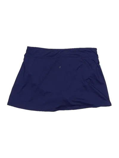 Pre-owned Lands' End Active Skort In Blue