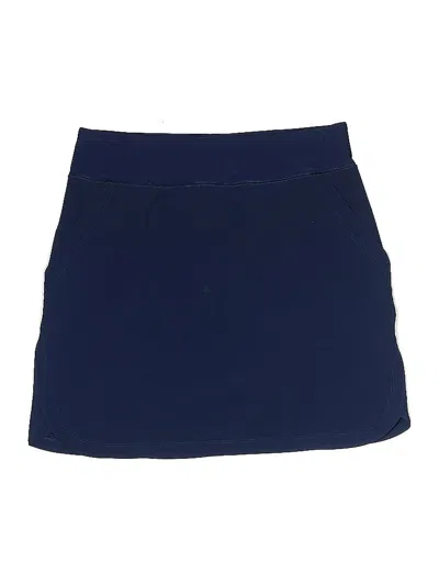 Pre-owned Lands' End Active Skort In Blue