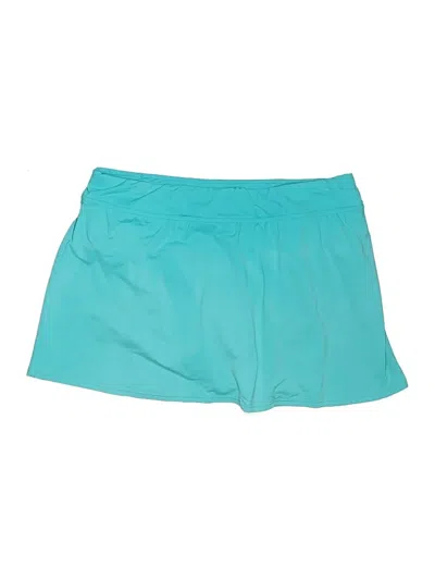 Pre-owned Lands' End Active Skort In Blue