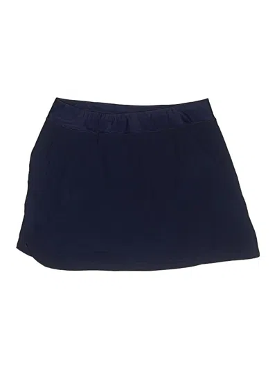 Pre-owned Lands' End Active Skort In Blue