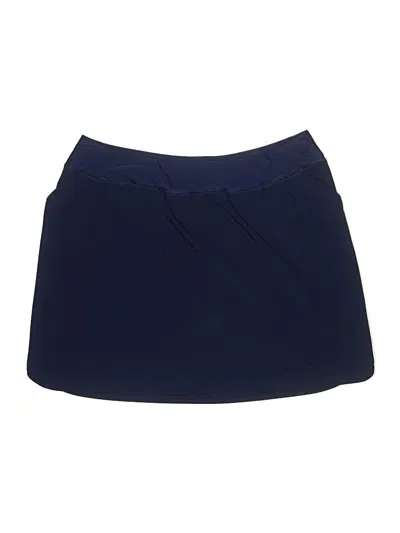 Pre-owned Lands' End Active Skort In Blue