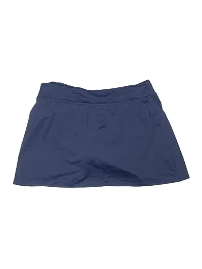 Pre-owned Lands' End Active Skort In Blue