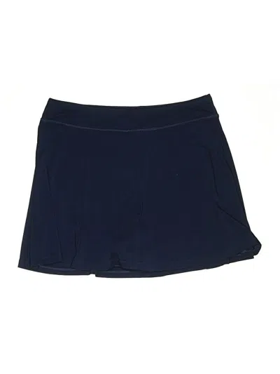 Pre-owned Lands' End Active Skort In Blue