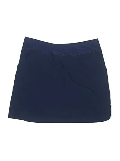Pre-owned Lands' End Active Skort In Blue