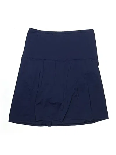 Pre-owned Lands' End Active Skort In Blue
