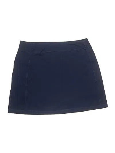 Pre-owned Lands' End Active Skort In Blue