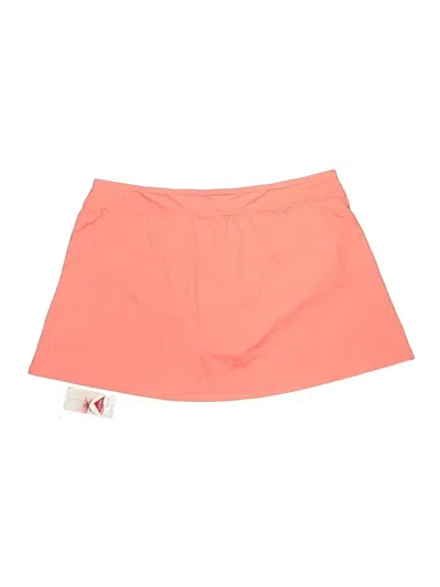 Pre-owned Lands' End Active Skort In Orange