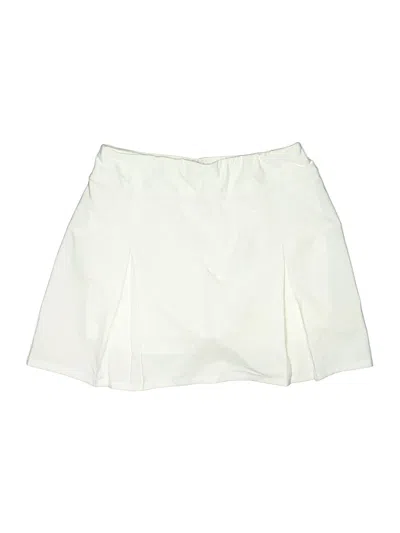Pre-owned Lands' End Active Skort In White