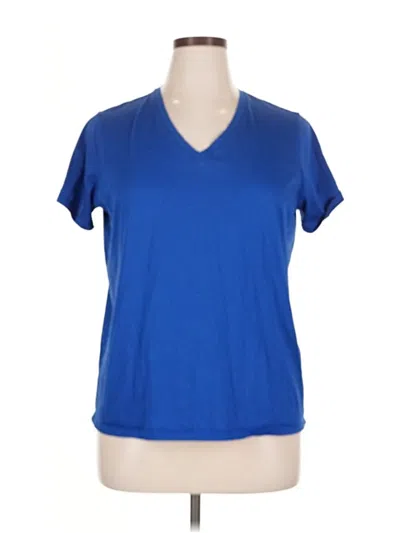 Pre-owned Lands' End Active T-shirt In Blue
