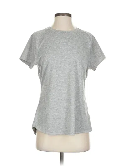 Pre-owned Lands' End Active T-shirt In Gray