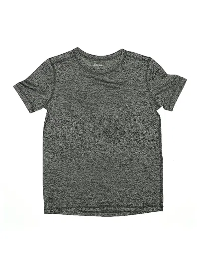 Pre-owned Lands' End Kids'  Active T-shirt In Gray