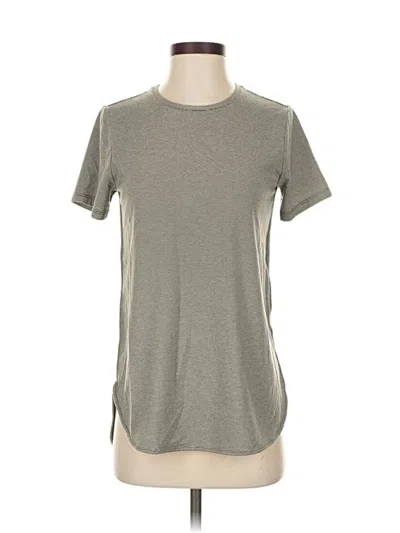Pre-owned Lands' End Active T-shirt In Gray