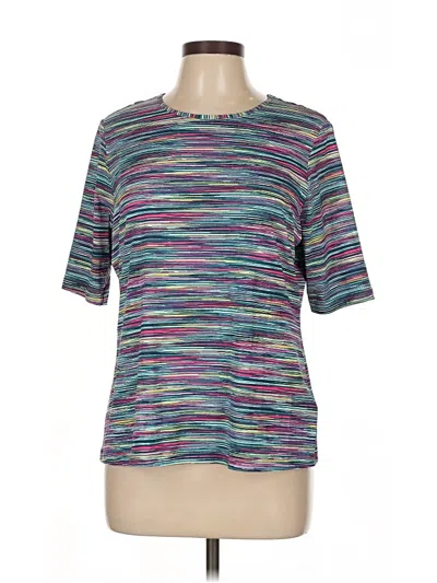 Pre-owned Lands' End Active T-shirt In Gray