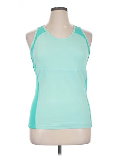 Pre-owned Lands' End Active Tank Top In Blue