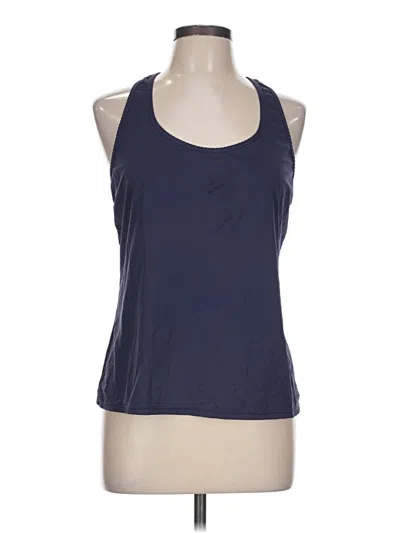 Pre-owned Lands' End Active Tank Top In Blue