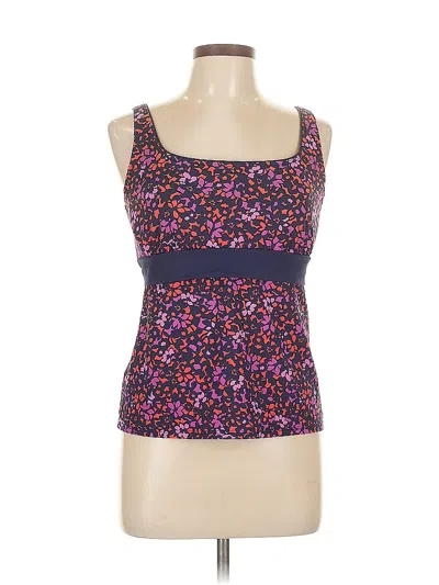 Pre-owned Lands' End Active Tank Top In Purple