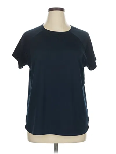 Pre-owned Lands' End Active T-shirt In Blue