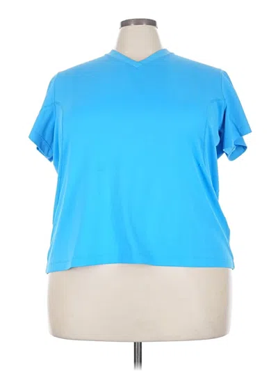 Pre-owned Lands' End Active T-shirt In Blue