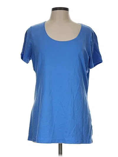 Pre-owned Lands' End Active T-shirt In Blue