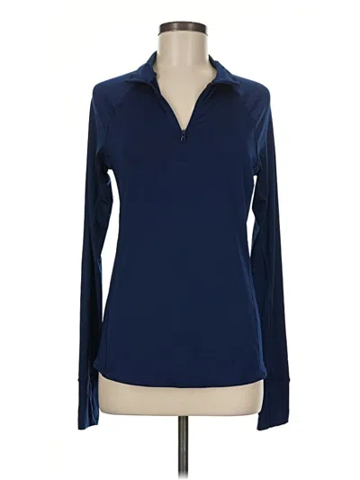 Pre-owned Lands' End Active T-shirt In Blue