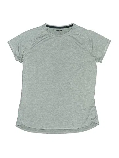 Pre-owned Lands' End Kids'  Active T-shirt In Gray