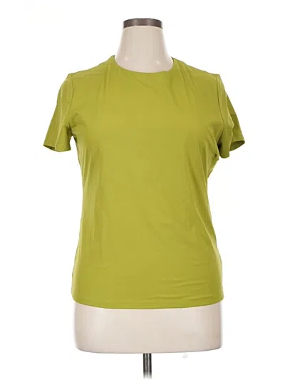 Pre-owned Lands' End Active T-shirt In Green
