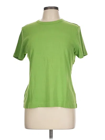 Pre-owned Lands' End Active T-shirt In Green