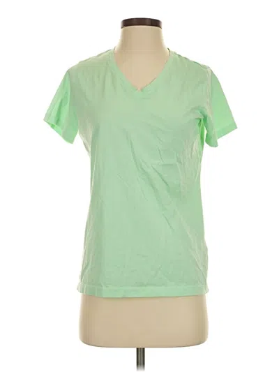 Pre-owned Lands' End Active T-shirt In Green