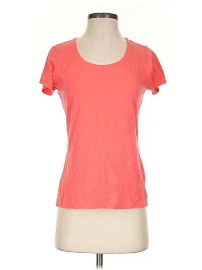 Pre-owned Lands' End Active T-shirt In Orange