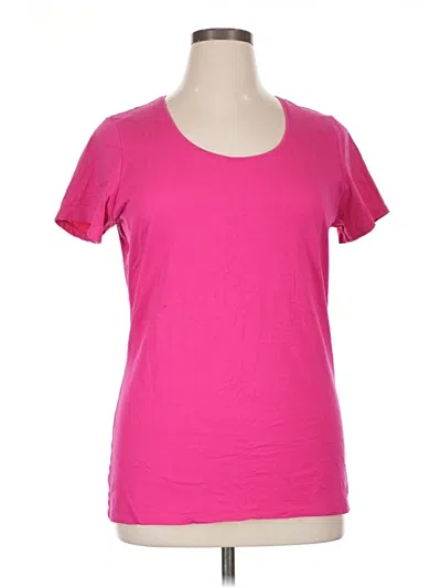 Pre-owned Lands' End Active T-shirt In Pink