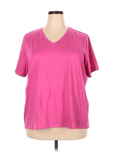 Pre-owned Lands' End Active T-shirt In Pink