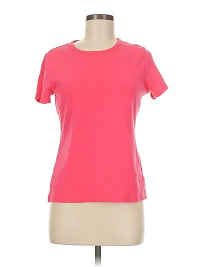 Pre-owned Lands' End Active T-shirt In Pink
