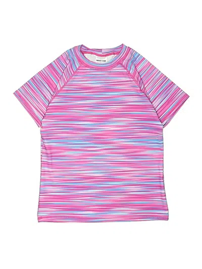 Pre-owned Lands' End Kids'  Active T-shirt In Pink